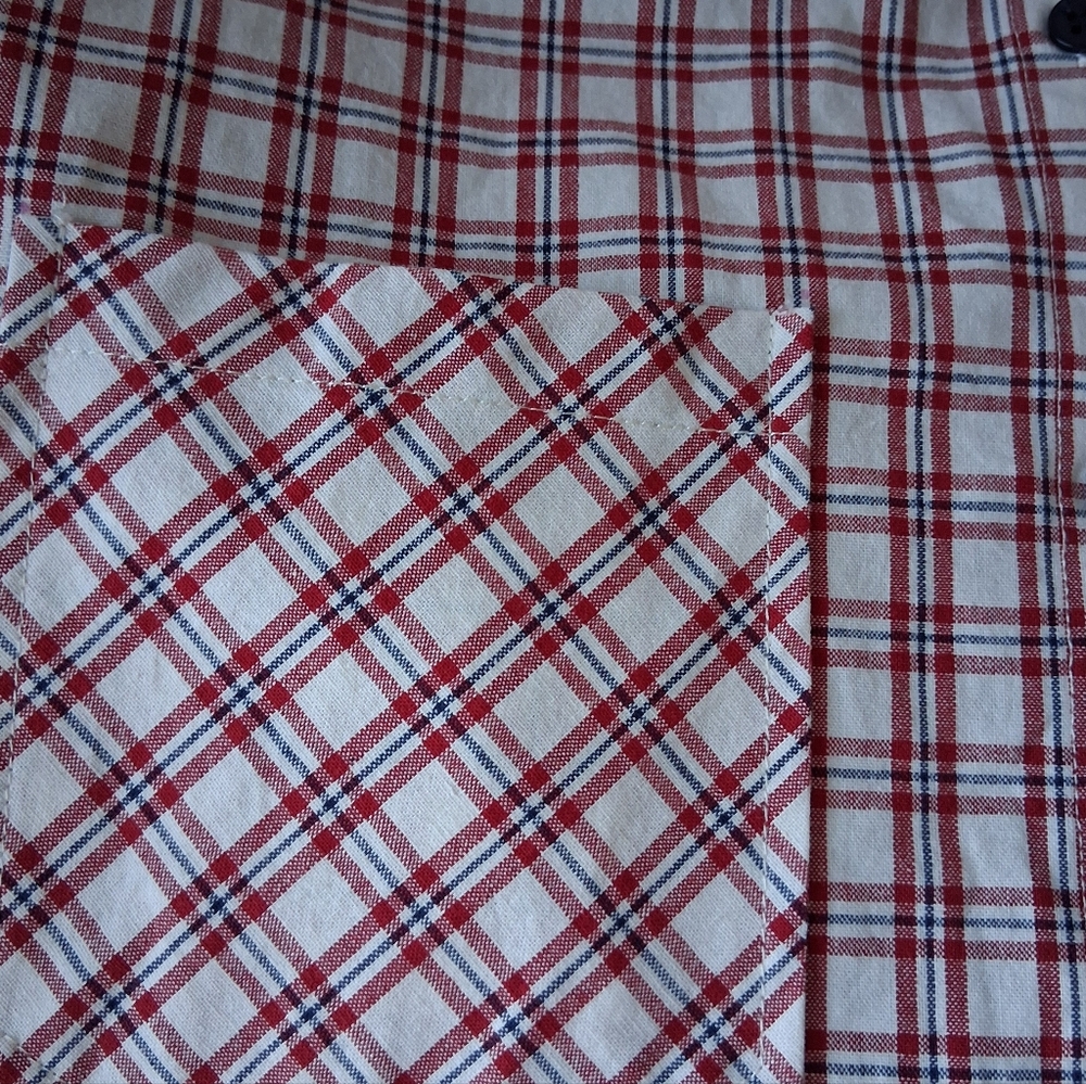 Anthropologie The Korner Plaid Check Button Up Top - Picture 13 of 13